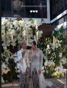 Pernikahan Rachquel dengan pasangan (Instagram)